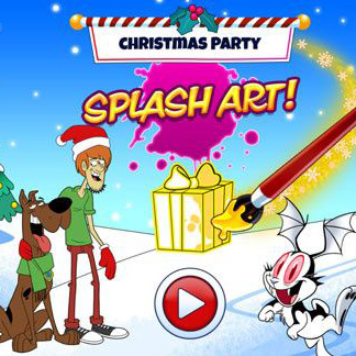 Christmas Party Splash Art